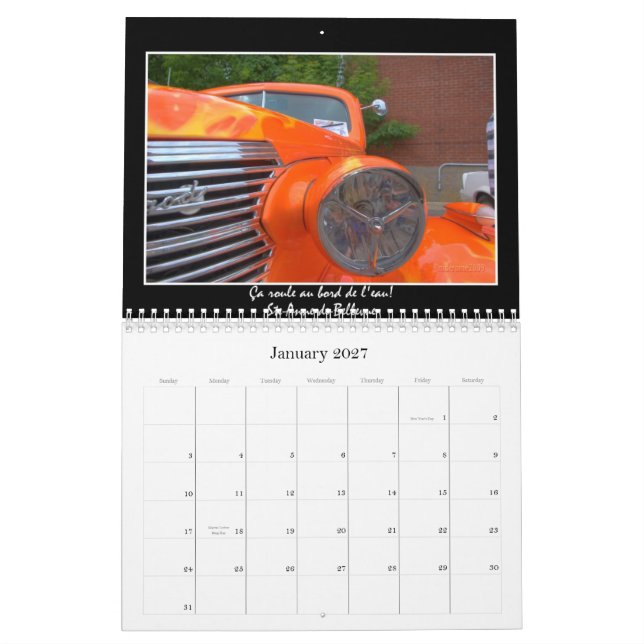 Kreuzen die Promenade, 2011 Kalender (Jan 2027)
