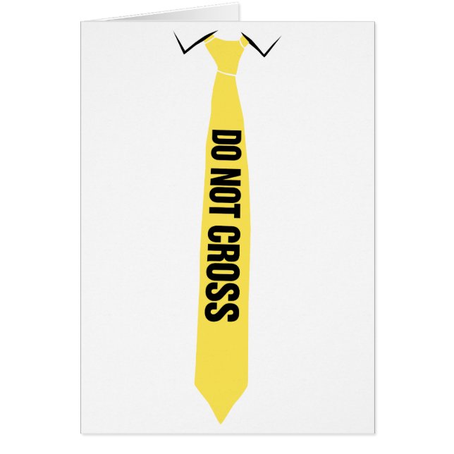 Kreuzen Sie nicht Karte (Vorne)