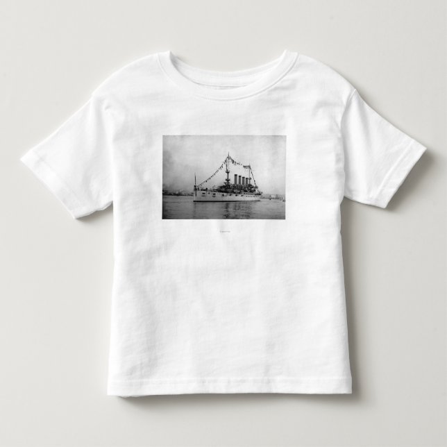 Kreuzer Washington verankert in Seattle-Hafen Kleinkind T-shirt (Vorderseite)