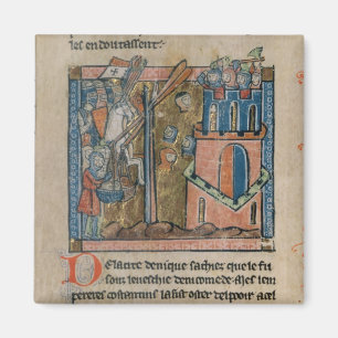 Kreuzfahrer bombardieren Nicaea mit Köpfen im Magnet