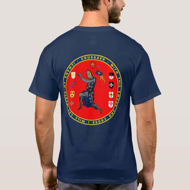 Kreuzfahrer-Siegel-Shirt T-Shirt (Rückseite)