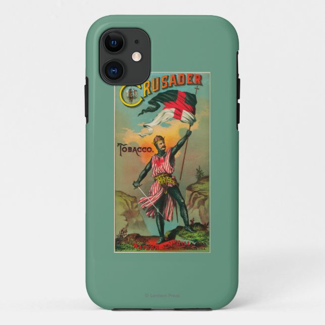 Kreuzfahrer-Tabak LabelPetersburg, VA Case-Mate iPhone Hülle (Rückseite)