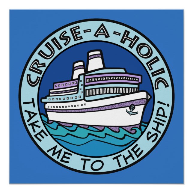 Kreuzfahrplakat Poster (Vorderseite)