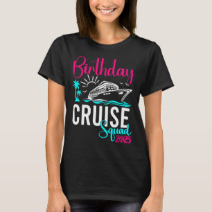 Kreuzfahrt 2025 Familie Gruppe Freunde Urlaub T-Shirt