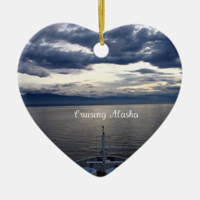 Kreuzfahrt Alaska Keramik Ornament (Vorne)