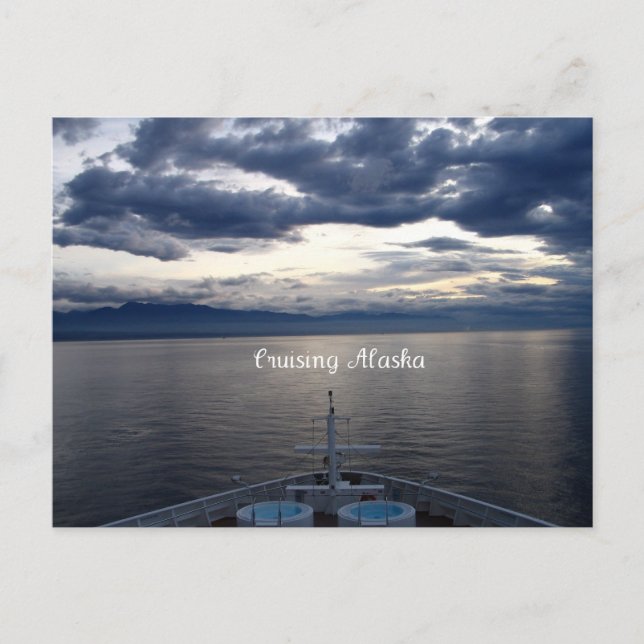 Kreuzfahrt Alaska Postkarte (Vorderseite)