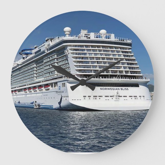 Kreuzfahrt auf der norwegischen Bliss großen Uhr (Vorderseite)