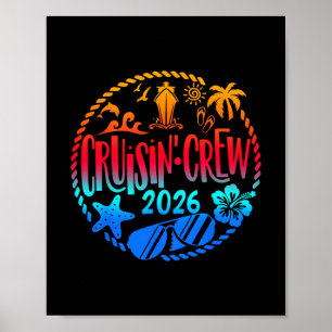 Kreuzfahrt Besatzung 2026 Familie Freunde Urlaub p Poster