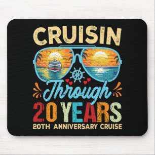 Kreuzfahrt bis 20 Jahre 20. Hochzeitstag Mousepad