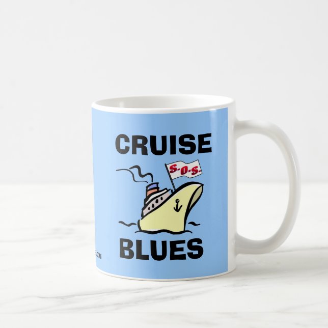 Kreuzfahrt-Blues - KarnevalSplendor Kaffeetasse (Rechts)