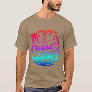Kreuzfahrt Crew 2026 Sommer Urlaubsreise Lustig Pa T-Shirt