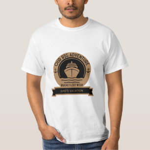 Kreuzfahrt der Schaufelliste T-Shirt