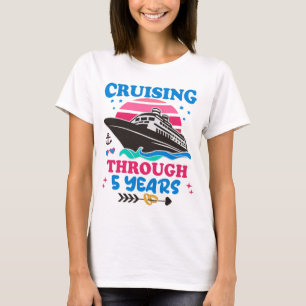 Kreuzfahrt durch 5 Jahre Hochzeit T-Shirt