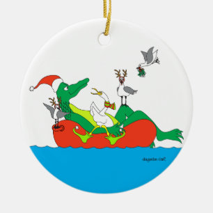 Kreuzfahrt durch die Saisonverzierung Keramik Ornament