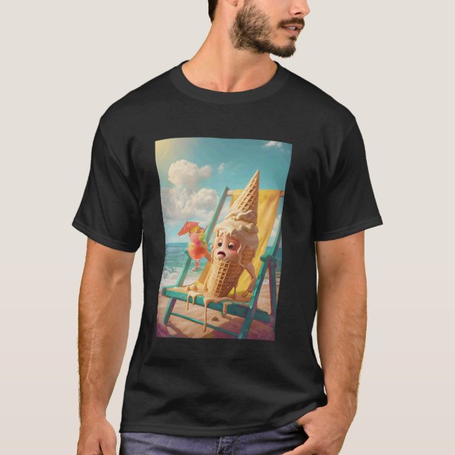 Kreuzfahrt Eiscreme Lecker T-Shirt (Vorderseite)