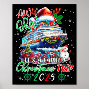 Kreuzfahrt Familie Aw Schiff Es Ist Eine Weihnacht Poster
