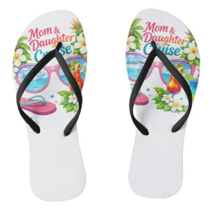 Kreuzfahrt für Mutter und Tochter, tropischer Urla Flip Flops