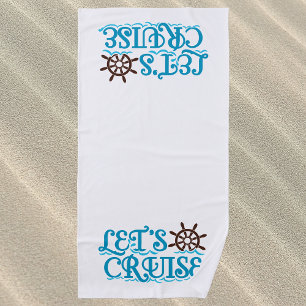 Kreuzfahrt für Schiffe Strandtuch