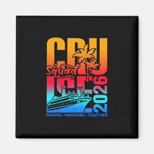 Kreuzfahrt-Gruppe 2026 Familie Freunde Urlaub pass Magnet