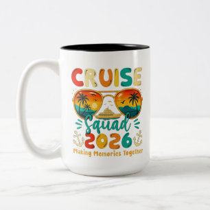 Kreuzfahrt-Gruppe 2026 Familien-Gruppen-Matching-S Zweifarbige Tasse