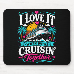 Kreuzfahrt-Gruppe 2026 Freunde Familie Paare passe Mousepad