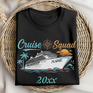 Kreuzfahrt-Gruppe Individueller Name Personalisier T-Shirt