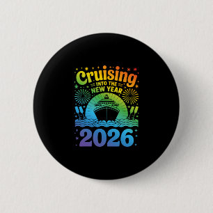 Kreuzfahrt in das neue Jahr 2026 Lgbtq Pride Kreuz Button