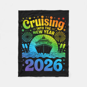 Kreuzfahrt in das neue Jahr 2026 Lgbtq Pride Kreuz Fleecedecke