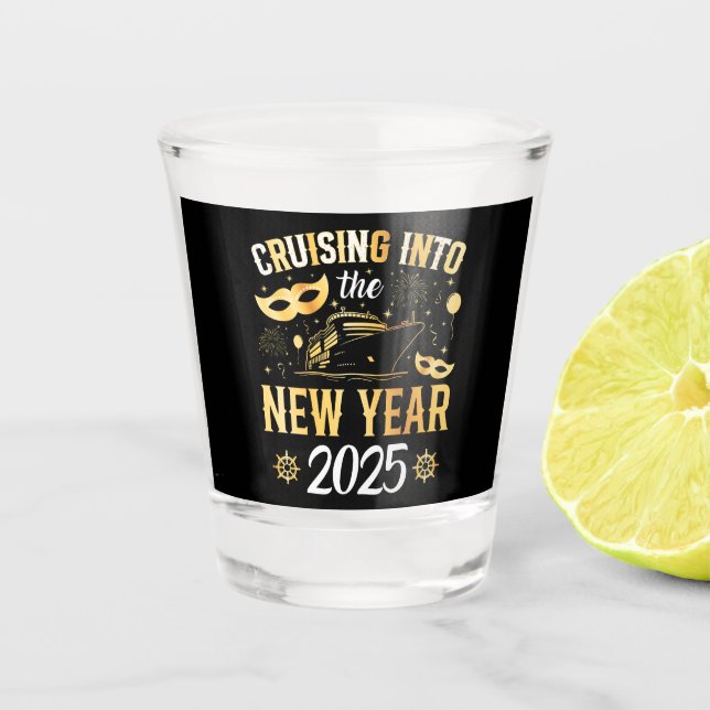 Kreuzfahrt in die Kreuzfahrt 2025 Schnapsglas (Vorderseite)