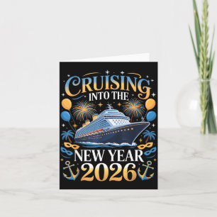 Kreuzfahrt ins neue Jahr 2026 Urlaubsdesign Karte