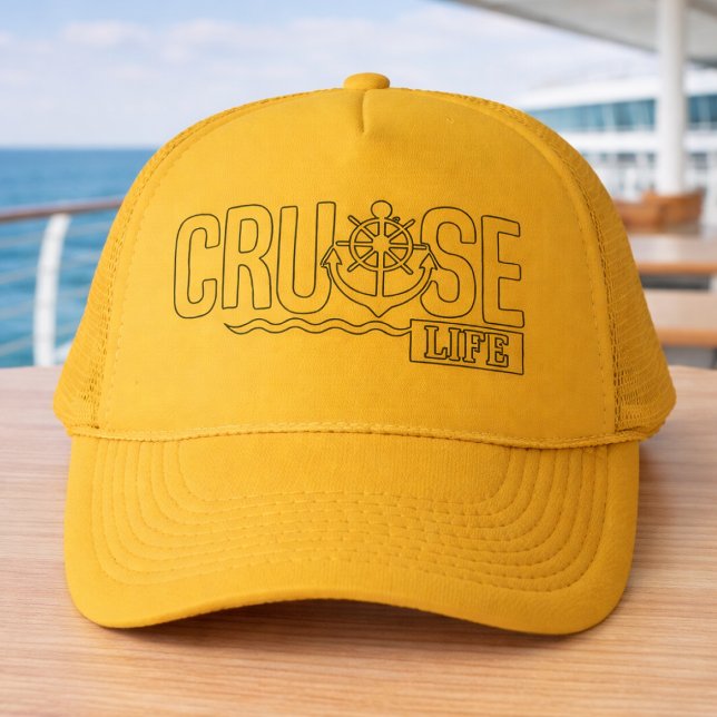 Kreuzfahrt Leben Truckerkappe (Cruise hat for those enjoying the #CruiseLife)