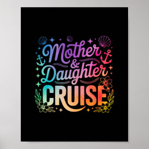 Kreuzfahrt Mutter-Tochter-Trip 2025 Lustige Mom-To Poster