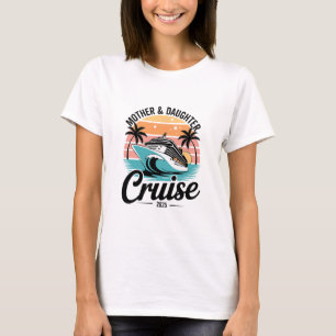 Kreuzfahrt Mutter-Tochter-Trip 2025 Lustige Mom-To T-Shirt