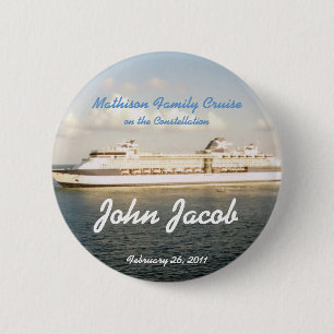 Kreuzfahrt-NamensAbzeichen - x-Schiff Button
