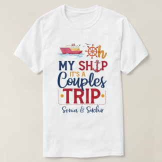 Kreuzfahrt Paare Urlaub T-Shirt