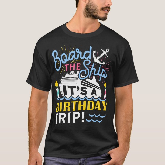 Kreuzfahrt Reise Geschenk - Männer Frauen Geburtst T-Shirt (Vorderseite)