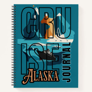 Kreuzfahrt-Reisejournal-Tagebuch Alaska Gletscher Notizbuch