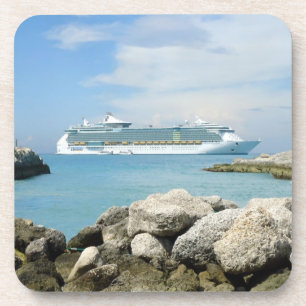 Kreuzfahrt-Schiff an CocoCay Untersetzer