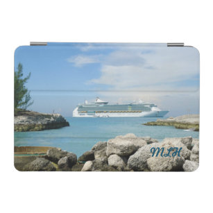 Kreuzfahrt-Schiff bei CocoCay mit Monogramm iPad Mini Hülle