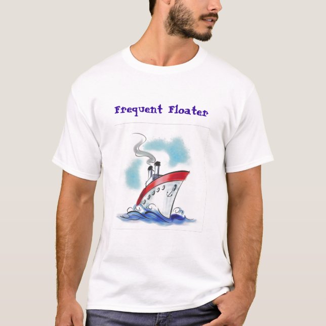 Kreuzfahrt ship1, häufiger Landstreicher T-Shirt (Vorderseite)