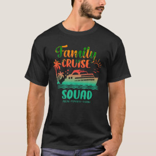 Kreuzfahrt Squad 2024 Familienausflüge Erinnerunge T-Shirt