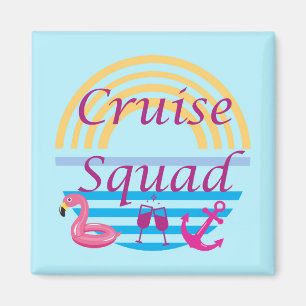 Kreuzfahrt-Squad-Tür Magnet