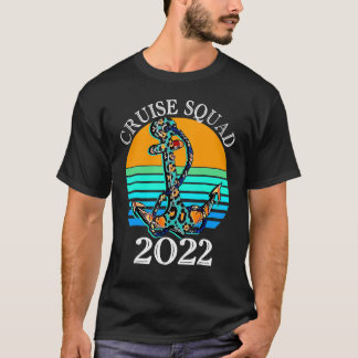 Kreuzfahrt-Team 2022 Kuhleder Leopard Anker Kreuzf T-Shirt