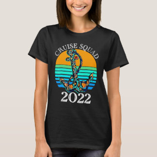 Kreuzfahrt-Team 2022 Kuhleder Leopard Anker Kreuzf T-Shirt