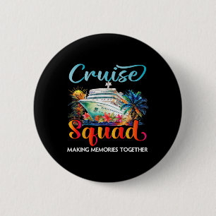 Kreuzfahrt-Team 2025 Freunde Familie Urlaub passen Button