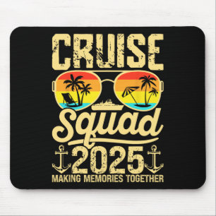 Kreuzfahrt-Team 2025 Sommerurlaub passende Familie Mousepad
