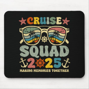 Kreuzfahrt-Team 2025 Sommerurlaub passende Familie Mousepad