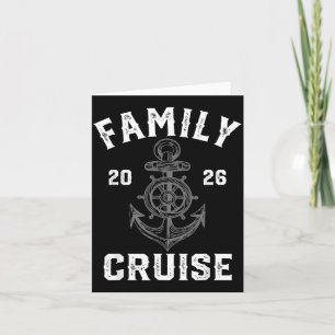 Kreuzfahrt-Team 2026 Familie Gruppe Matching Kreuz Karte