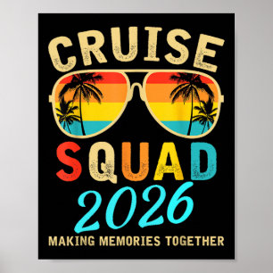 Kreuzfahrt-Team 2026 Sommerferien passende Familie Poster