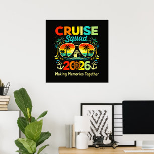 Kreuzfahrt-Team 2026 Sommerferien Poster